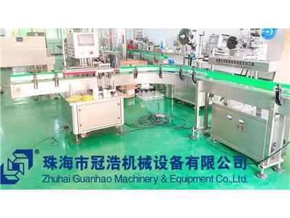 旋蓋機(jī)，鋁箔封口機(jī)，貼標(biāo)機(jī)，噴碼機(jī)，整套生產(chǎn)線已完成生產(chǎn)送貨至客戶公司